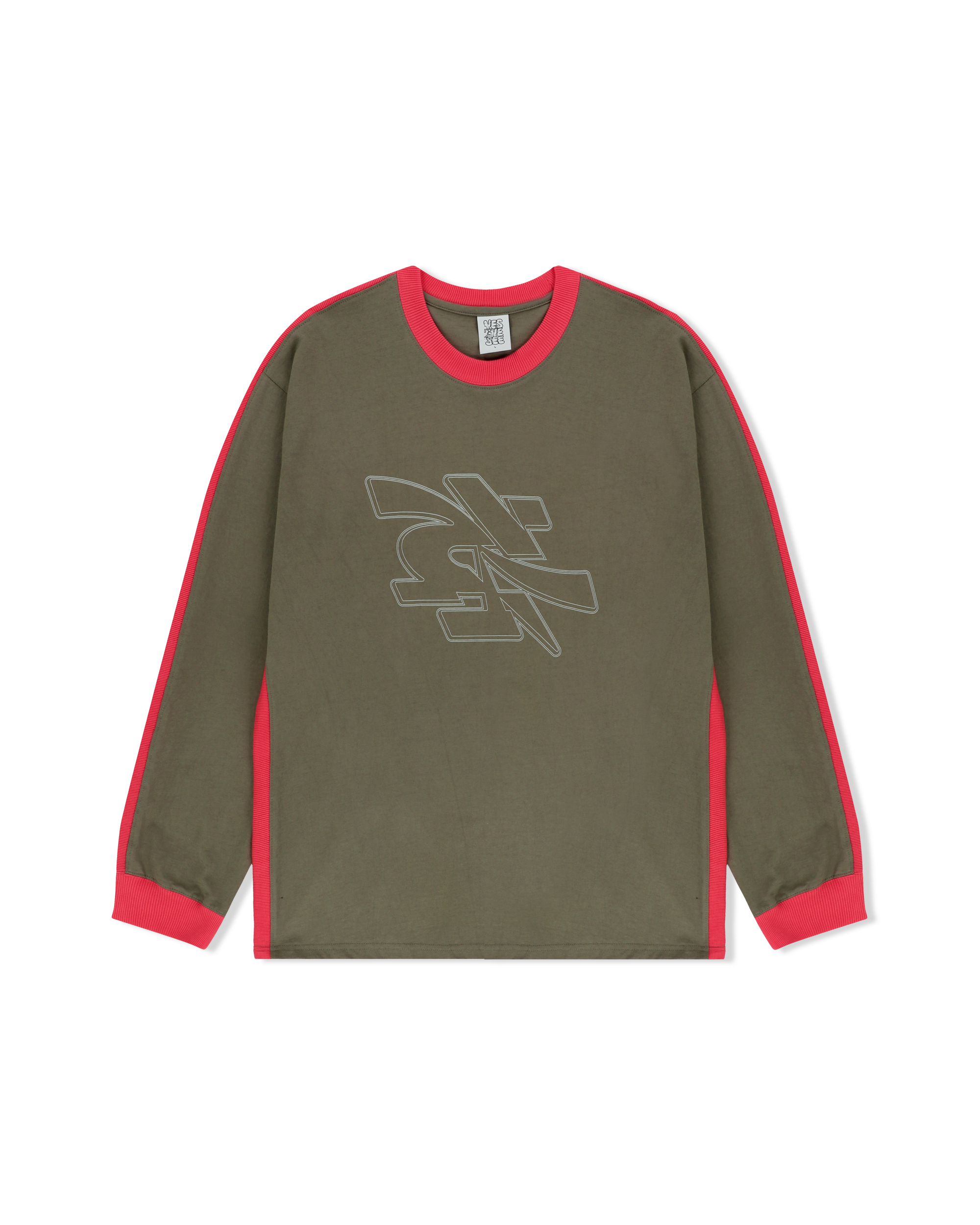 yeseyesee - Side Rib L/S (Khaki) product image 1 | TRAB K-Fashion Australia