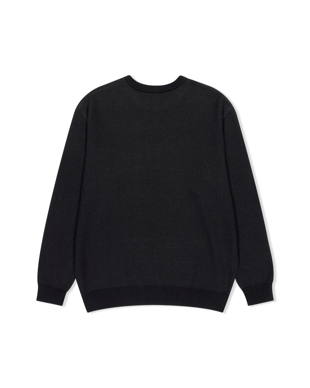yeseyesee - Snail Logo Long Sleeve Knit Pullover (Black) product image 2 | TRAB K-Fashion Australia