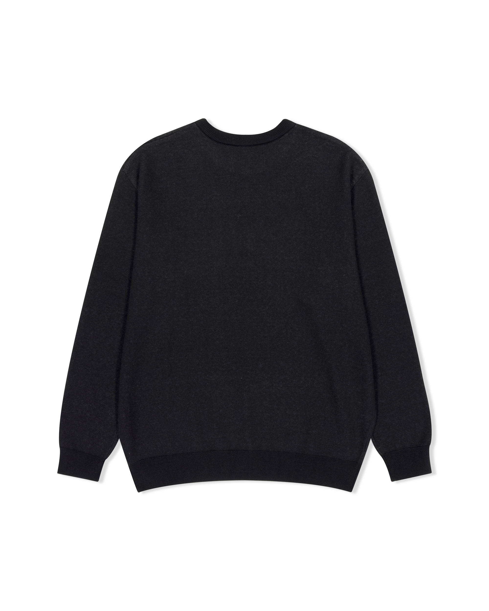 yeseyesee - Snail Logo Long Sleeve Knit Pullover (Black) product image 2 | TRAB K-Fashion Australia