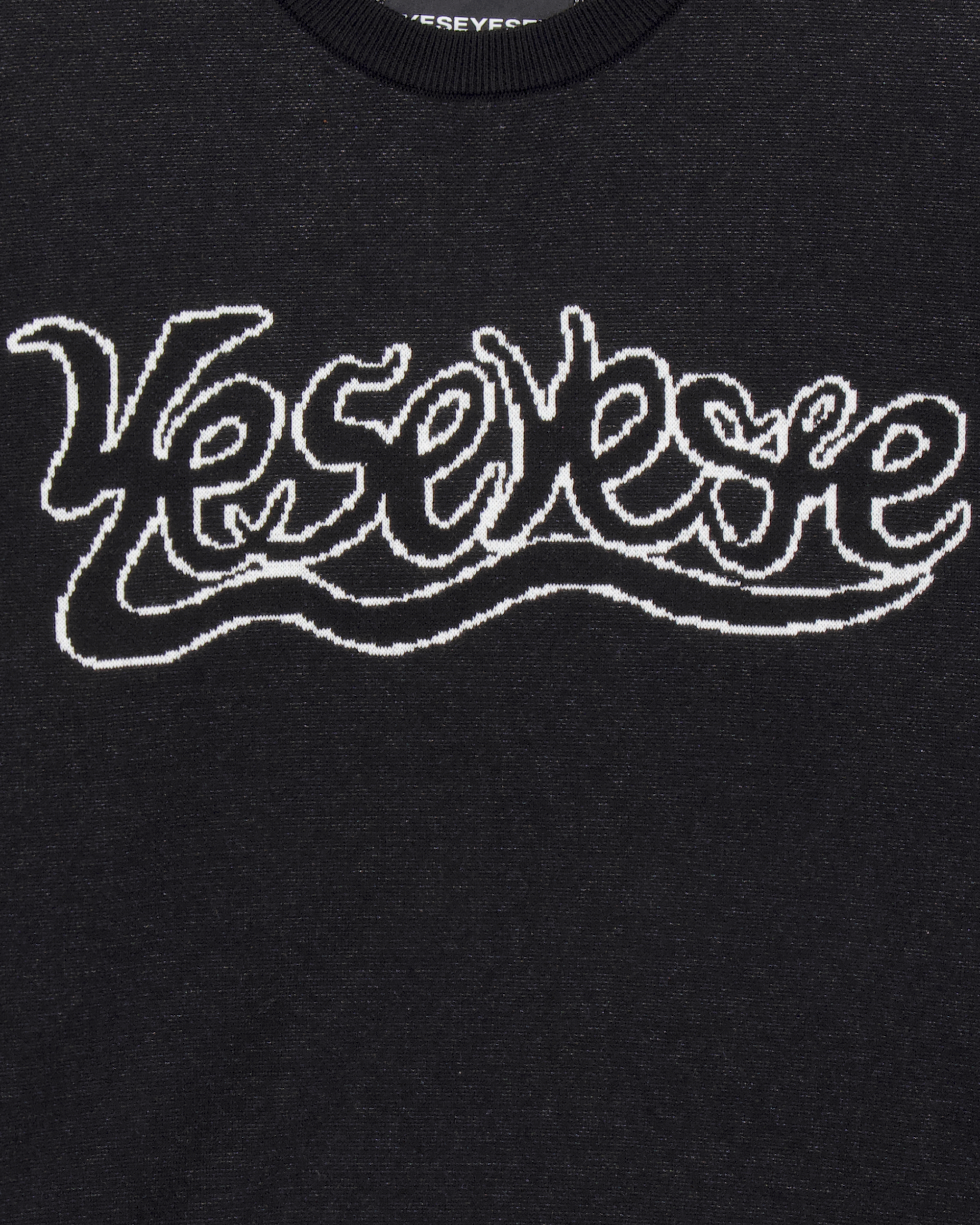 yeseyesee - Snail Logo Long Sleeve Knit Pullover (Black) product image 4 | TRAB K-Fashion Australia