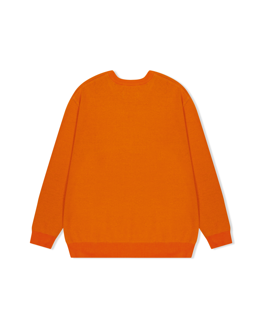 yeseyesee - Snail Logo Long Sleeve Knit Pullover (Orange) product image 2 | TRAB K-Fashion Australia