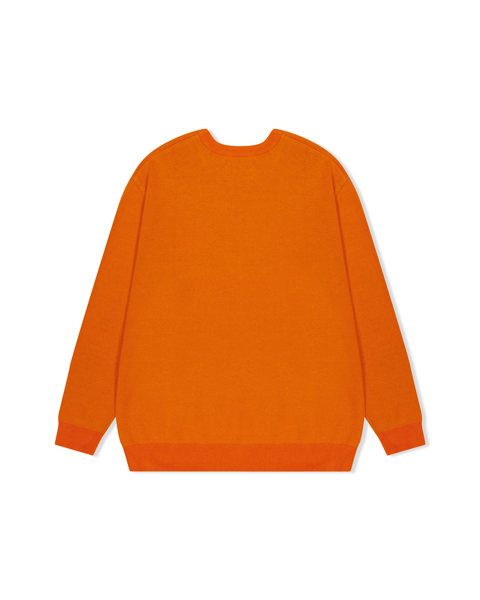 yeseyesee - Snail Logo Long Sleeve Knit Pullover (Orange) product image 2 | TRAB K-Fashion Australia