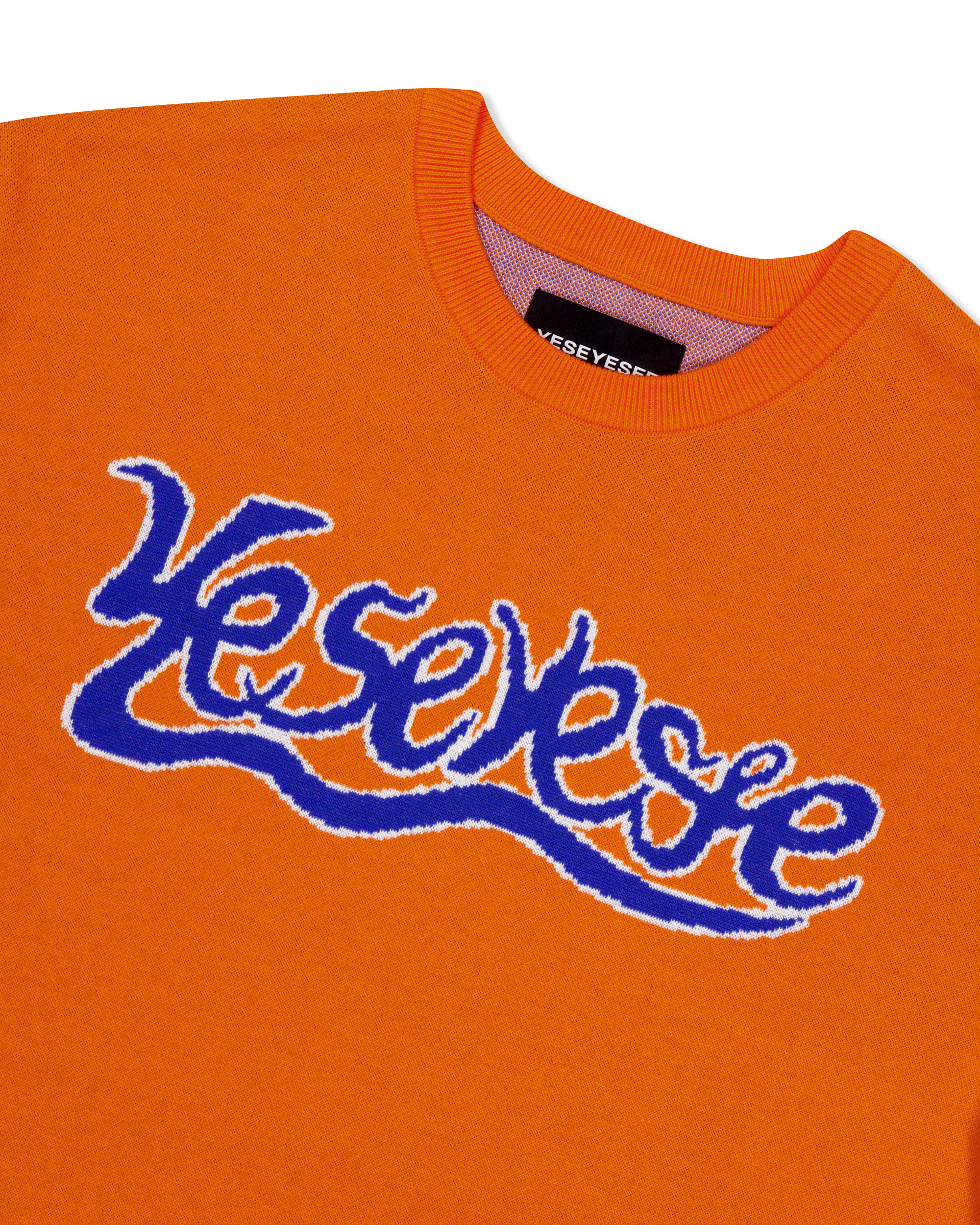 yeseyesee - Snail Logo Long Sleeve Knit Pullover (Orange) product image 3 | TRAB K-Fashion Australia