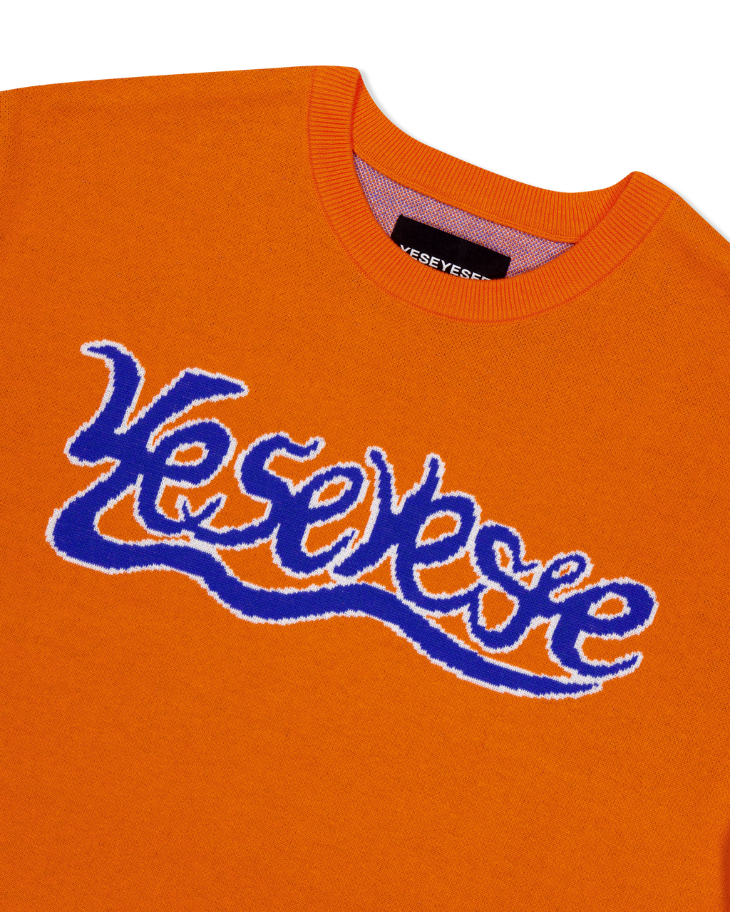 yeseyesee - Snail Logo Long Sleeve Knit Pullover (Orange) product image 3 | TRAB K-Fashion Australia