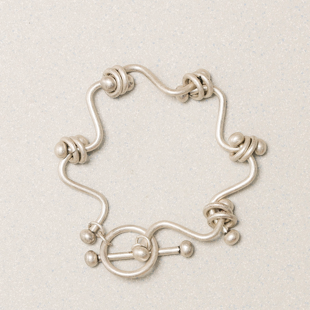 Towtow Archive - Arbor Note Bracelet (Silver) product image 1 | TRAB K-Fashion Australia