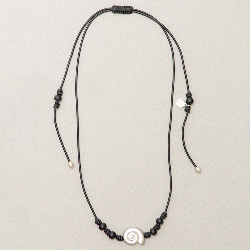 Towtow Archive - Concha Necklace (Brown) product image 1 | TRAB K-Fashion Australia