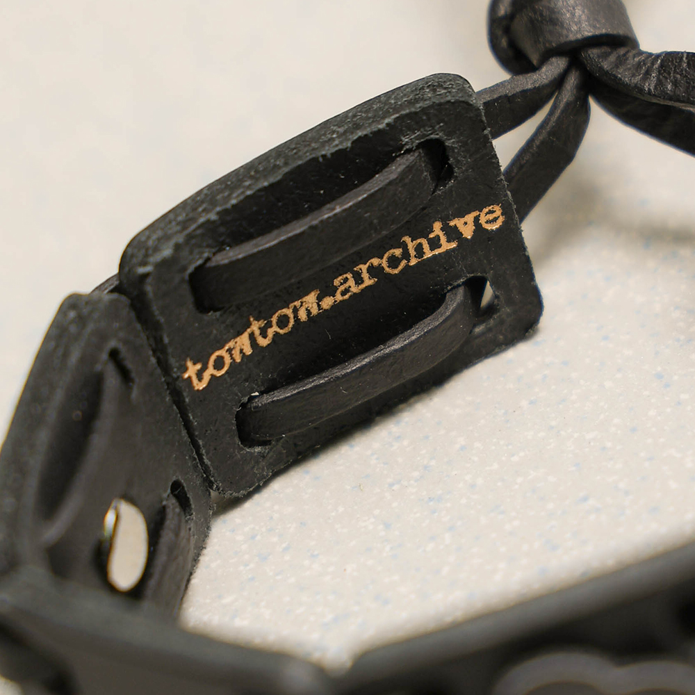 Towtow Archive - Feverfew Leather Bead Bracelet (Brown) product image 5 | TRAB K-Fashion Australia
