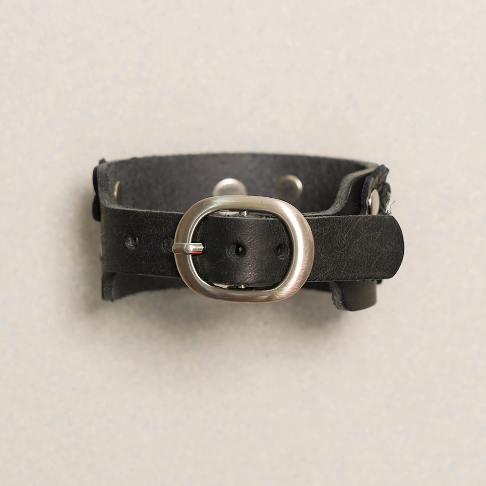 Towtow Archive - Feverfew Leather Bracelet (Brown) product image 3 | TRAB K-Fashion Australia