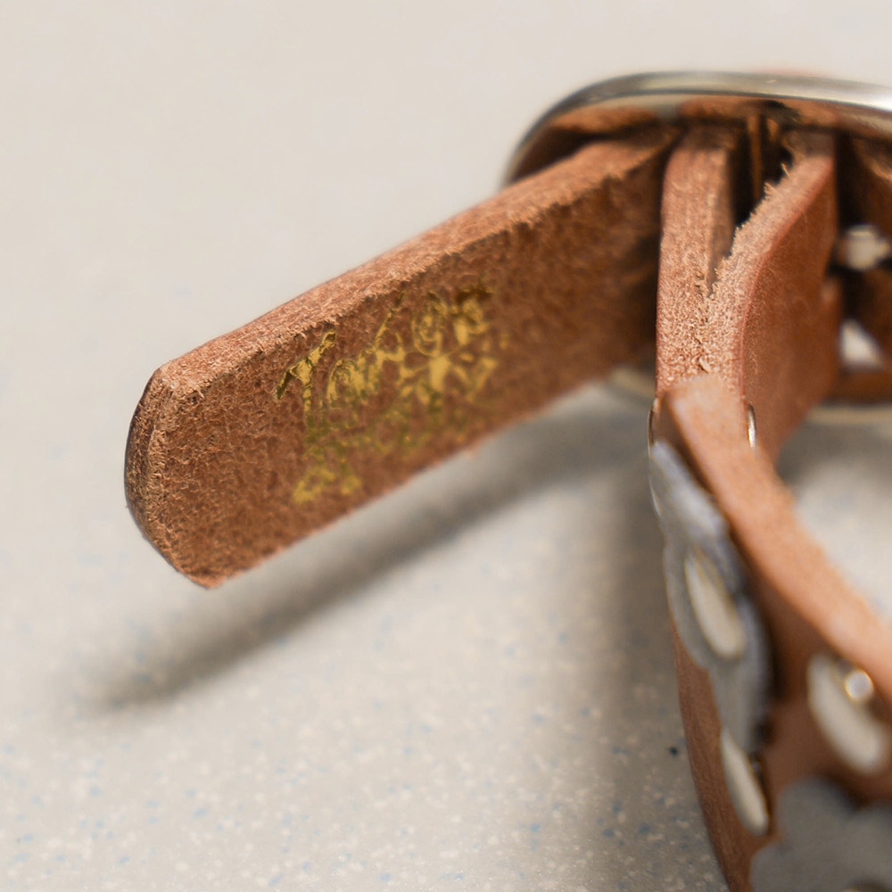 Towtow Archive - Feverfew Leather Bracelet (Brown) product image 8 | TRAB K-Fashion Australia