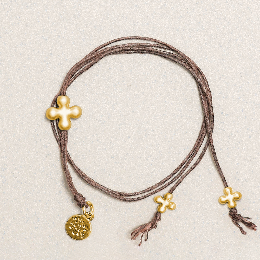 Towtow Archive - Fortuna Gold Layered Bracelet (Dark Gray) product image 18 | TRAB K-Fashion Australia