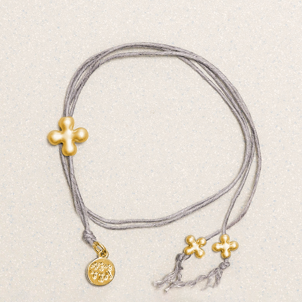 Towtow Archive - Fortuna Gold Layered Bracelet (Dark Brown) product image 7 | TRAB K-Fashion Australia