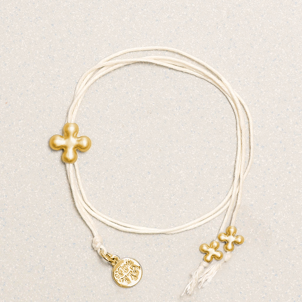 Towtow Archive - Fortuna Gold Layered Bracelet (Brown) product image 2 | TRAB K-Fashion Australia