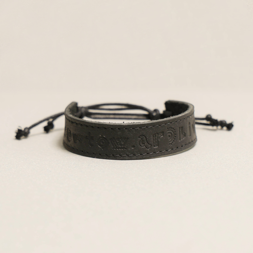 Towtow Archive - Graphicos Leather Bracelet (Olive) product image 20 | TRAB K-Fashion Australia