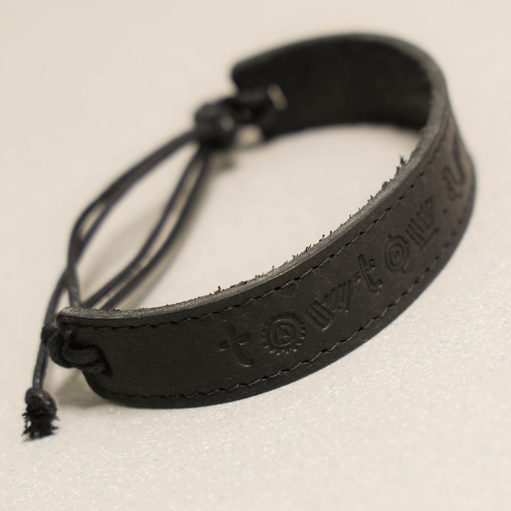 Towtow Archive - Graphicos Leather Bracelet (Olive) product image 6 | TRAB K-Fashion Australia
