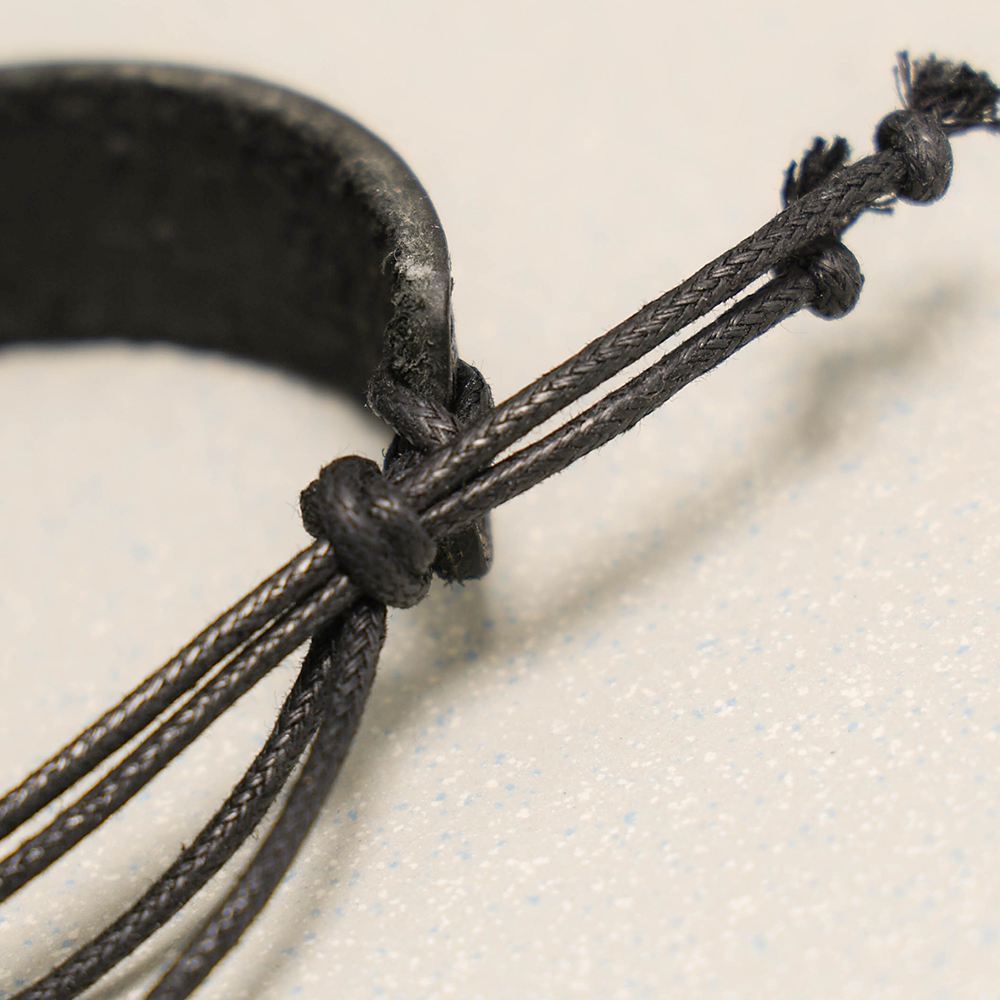 Towtow Archive - Graphicos Leather Bracelet (Brown) product image 14 | TRAB K-Fashion Australia