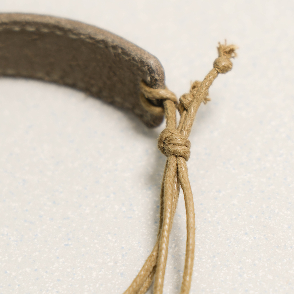 Towtow Archive - Graphicos Leather Bracelet (Olive) product image 5 | TRAB K-Fashion Australia