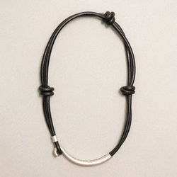 Towtow Archive - Grit Leather Necklace (Vegetable) product image 1 | TRAB K-Fashion Australia