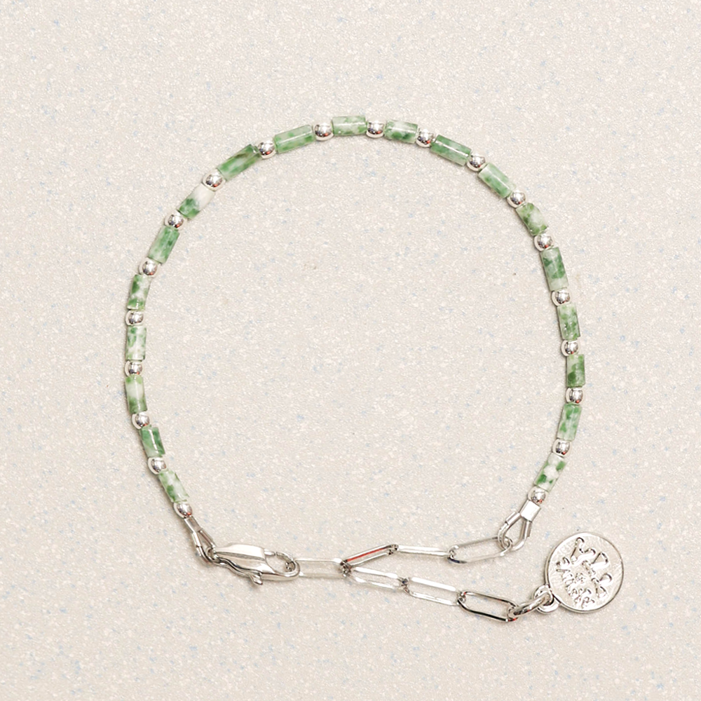 Towtow Archive - Minima Garten Bracelet (Unakite Green) product image 5 | TRAB K-Fashion Australia