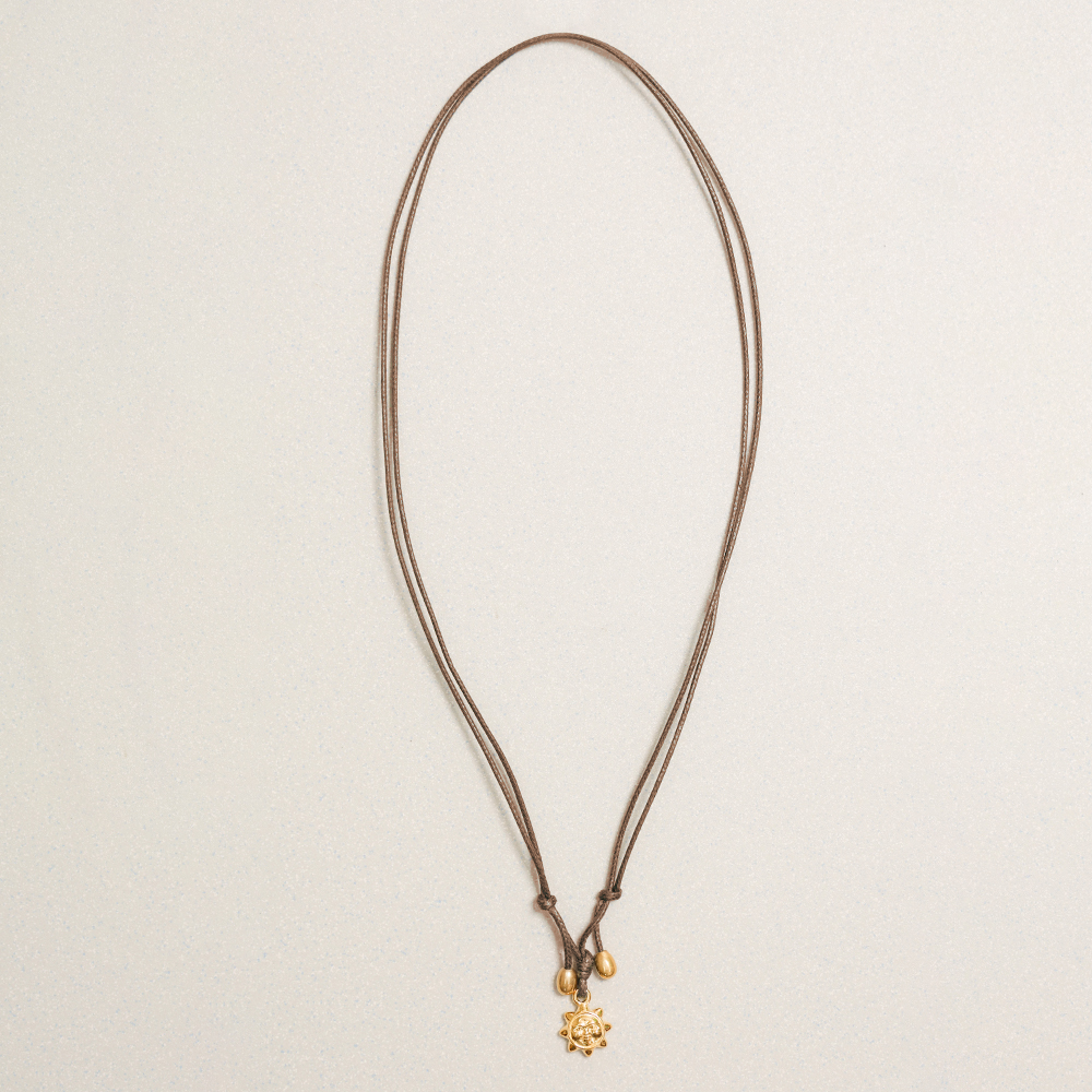 Towtow Archive - Minima Solar Necklace Gold (Green) product image 3 | TRAB K-Fashion Australia