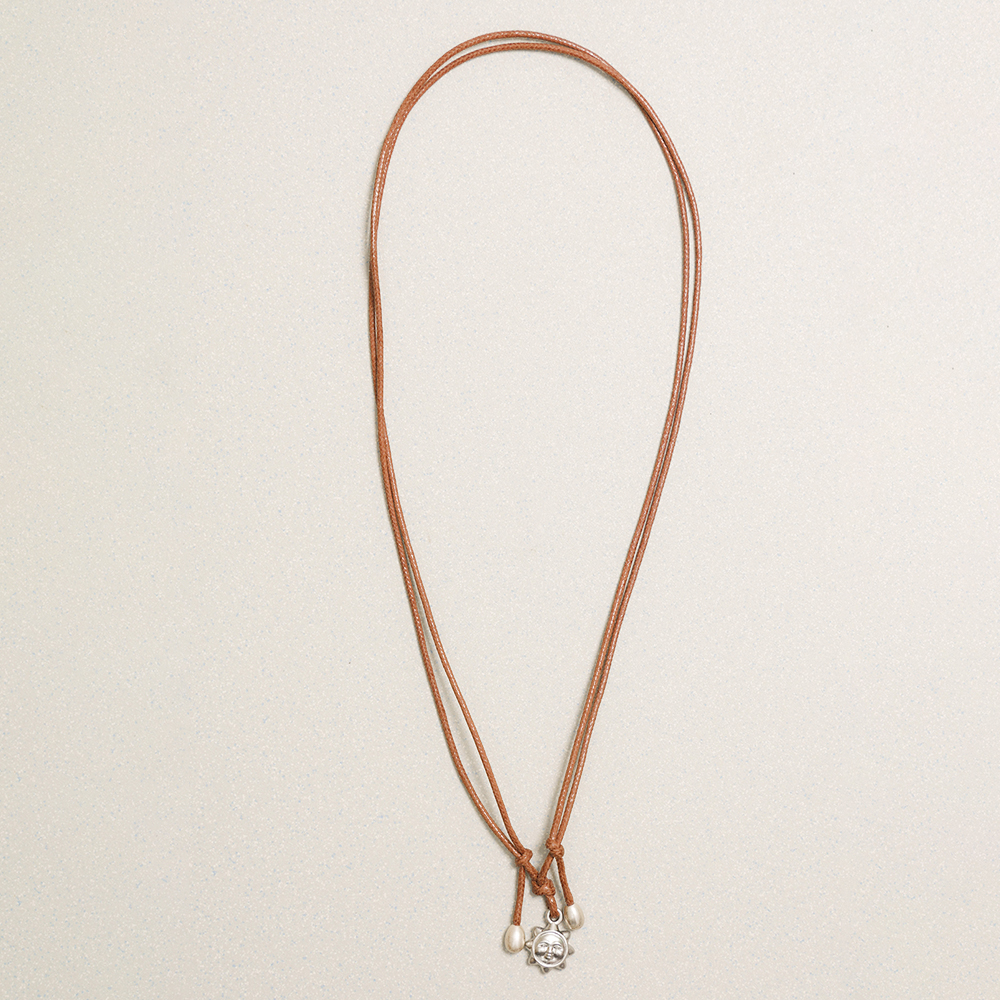 Towtow Archive - Minima Solar Necklace Silver (Black) product image 19 | TRAB K-Fashion Australia