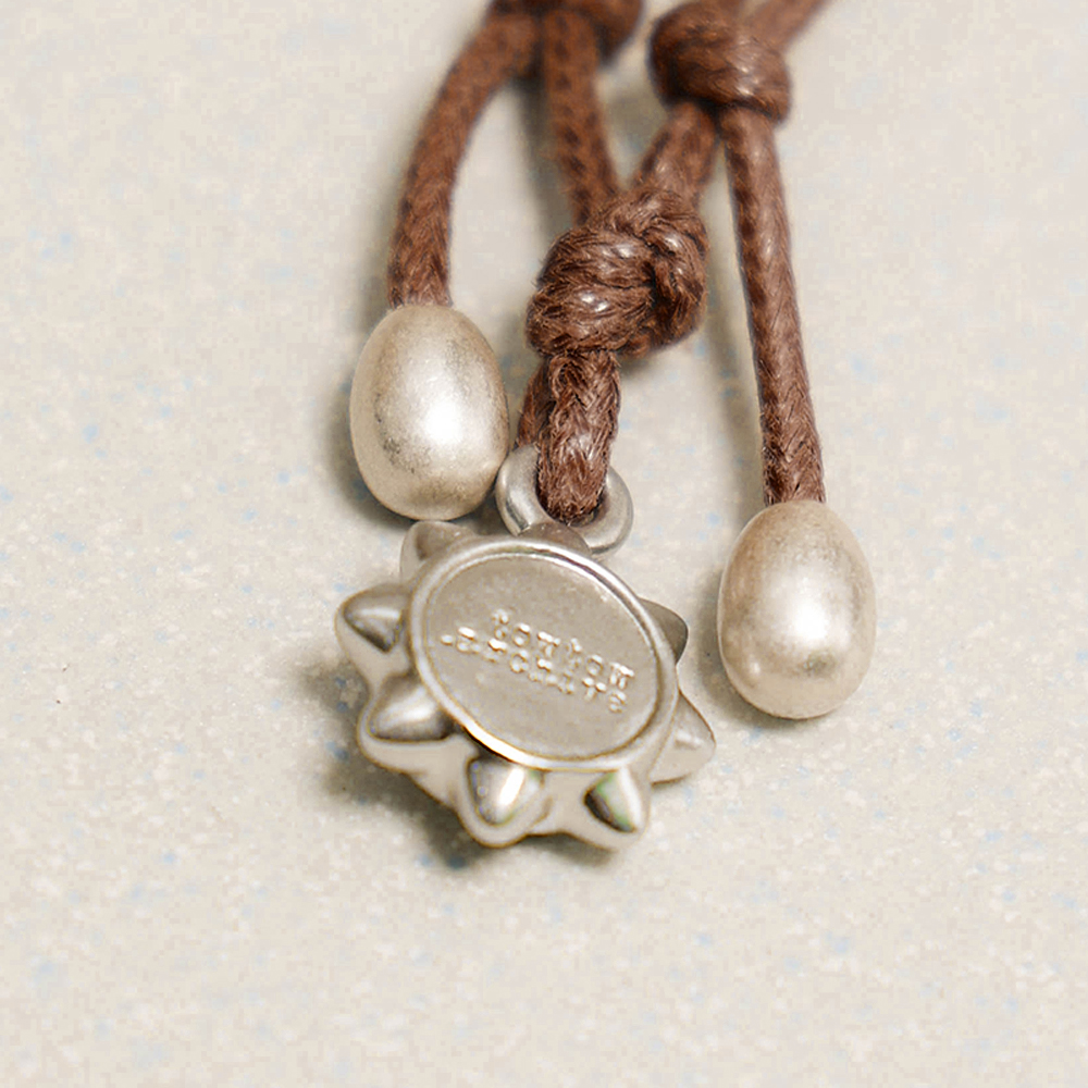 Towtow Archive - Minima Solar Necklace Silver (Brown) product image 6 | TRAB K-Fashion Australia