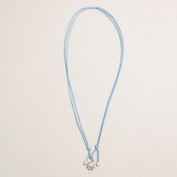 Towtow Archive - Minima Solar Necklace Silver (Black) product image 1 | TRAB K-Fashion Australia