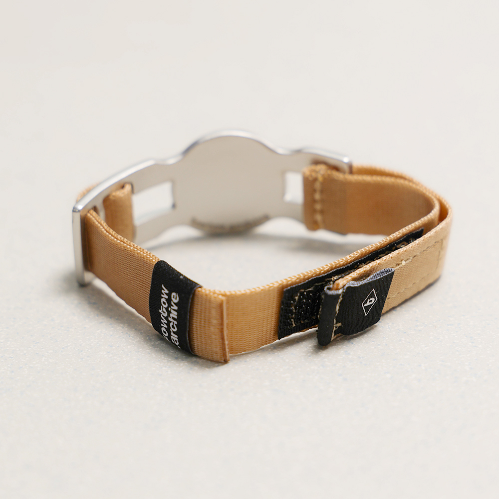 Towtow Archive - Timeless Twist Wristlet Organic Rhythm (Cir) (Silver & Olive) product image 11 | TRAB K-Fashion Australia
