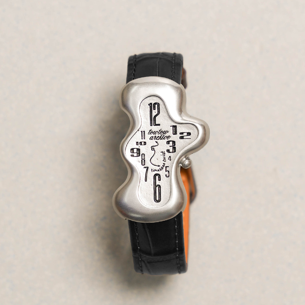Towtow Archive - Timeless Twist Wristlet V3 (Brown & Silver) product image 1 | TRAB K-Fashion Australia