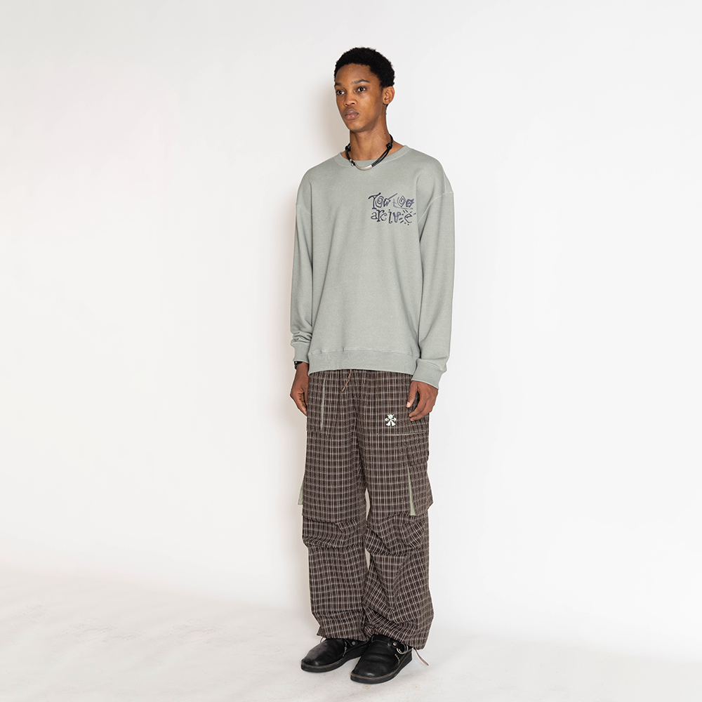 Towtow Archive - Chrome Root Symbol Sweatshirt Matcha (Green) product image 7 | TRAB K-Fashion Australia