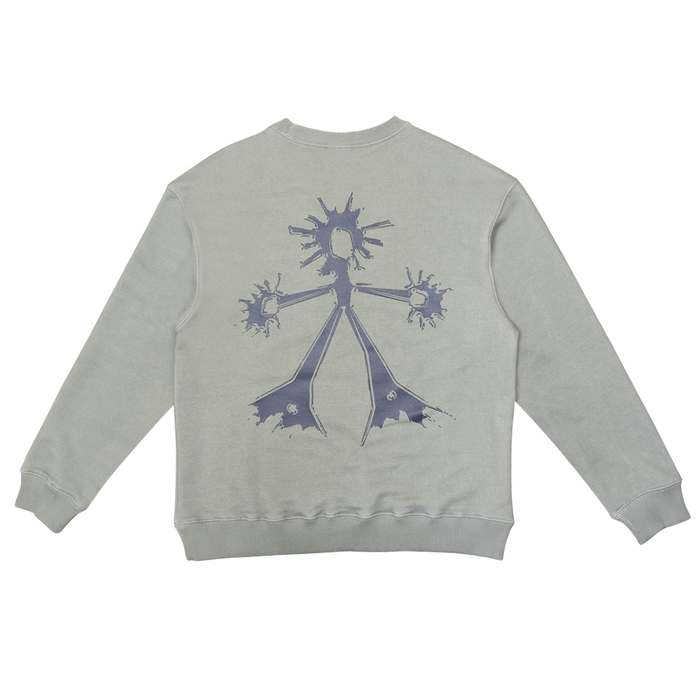 Towtow Archive - Chrome Root Symbol Sweatshirt Matcha (Green) product image 2 | TRAB K-Fashion Australia