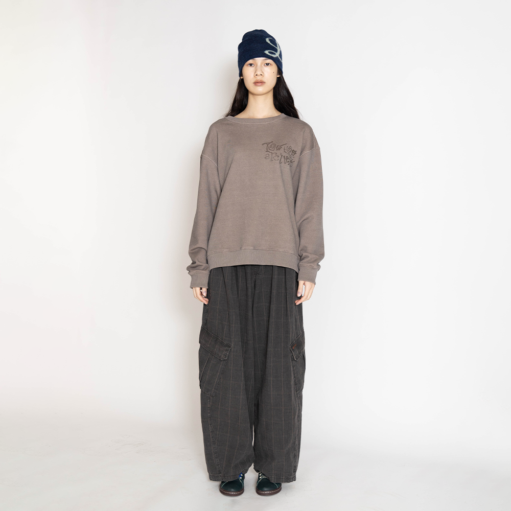 Towtow Archive - Chrome Root Symbol Sweatshirt Matcha (Green) product image 9 | TRAB K-Fashion Australia