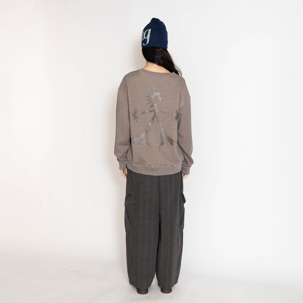 Towtow Archive - Chrome Root Symbol Sweatshirt Matcha (Green) product image 11 | TRAB K-Fashion Australia