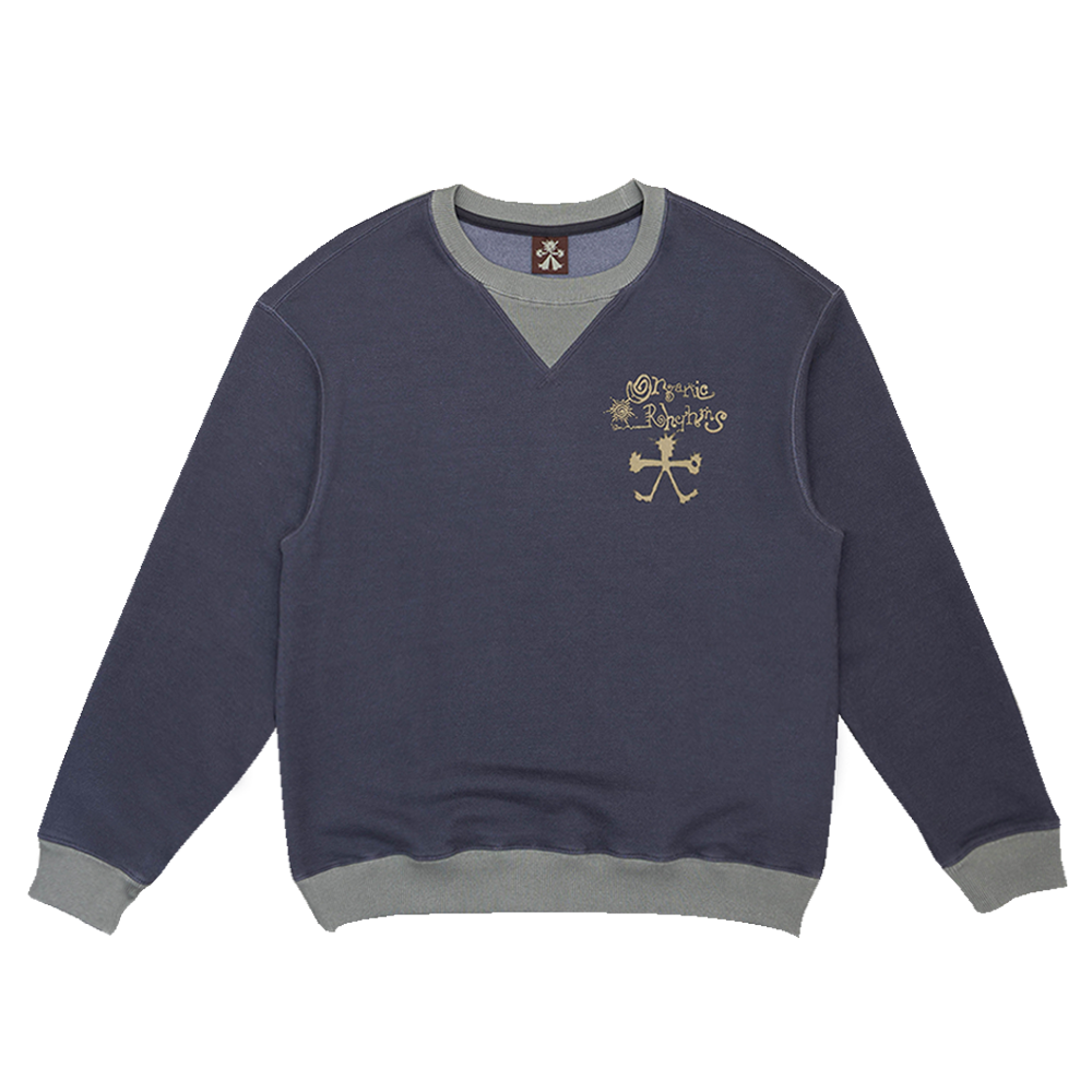 Towtow Archive - Organic Rhythm Block Sweatshirt Deep (Purple) product image 1 | TRAB K-Fashion Australia