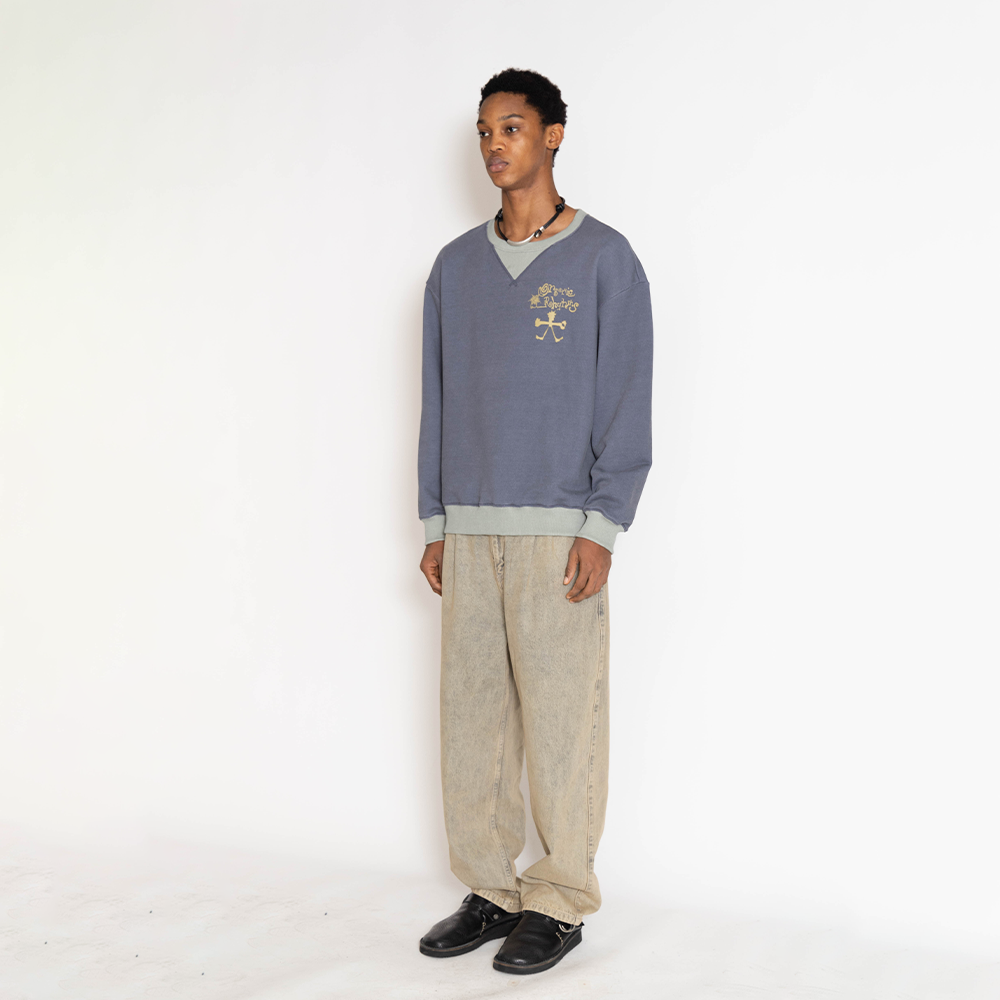 Towtow Archive - Organic Rhythm Block Sweatshirt Deep (Purple) product image 7 | TRAB K-Fashion Australia