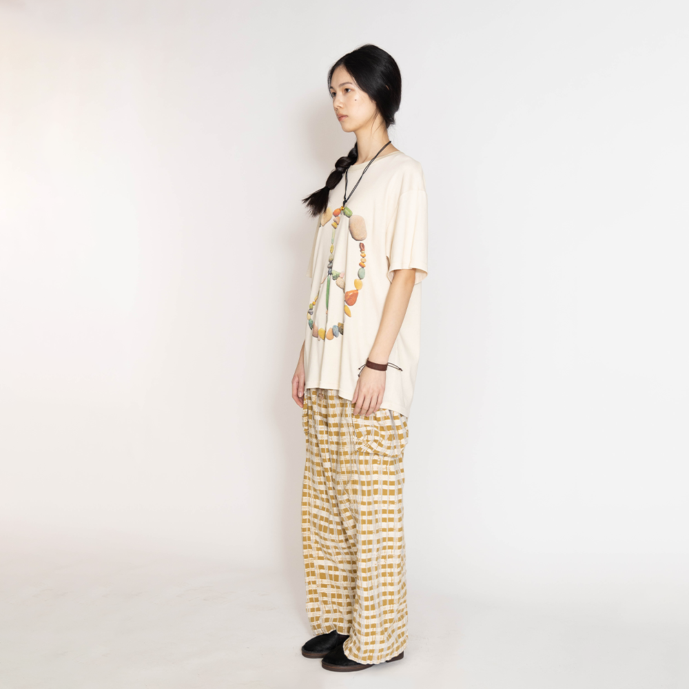 Towtow Archive - Pebble Piece Short Sleeve T-Shirt Ecru (OC) product image 9 | TRAB K-Fashion Australia