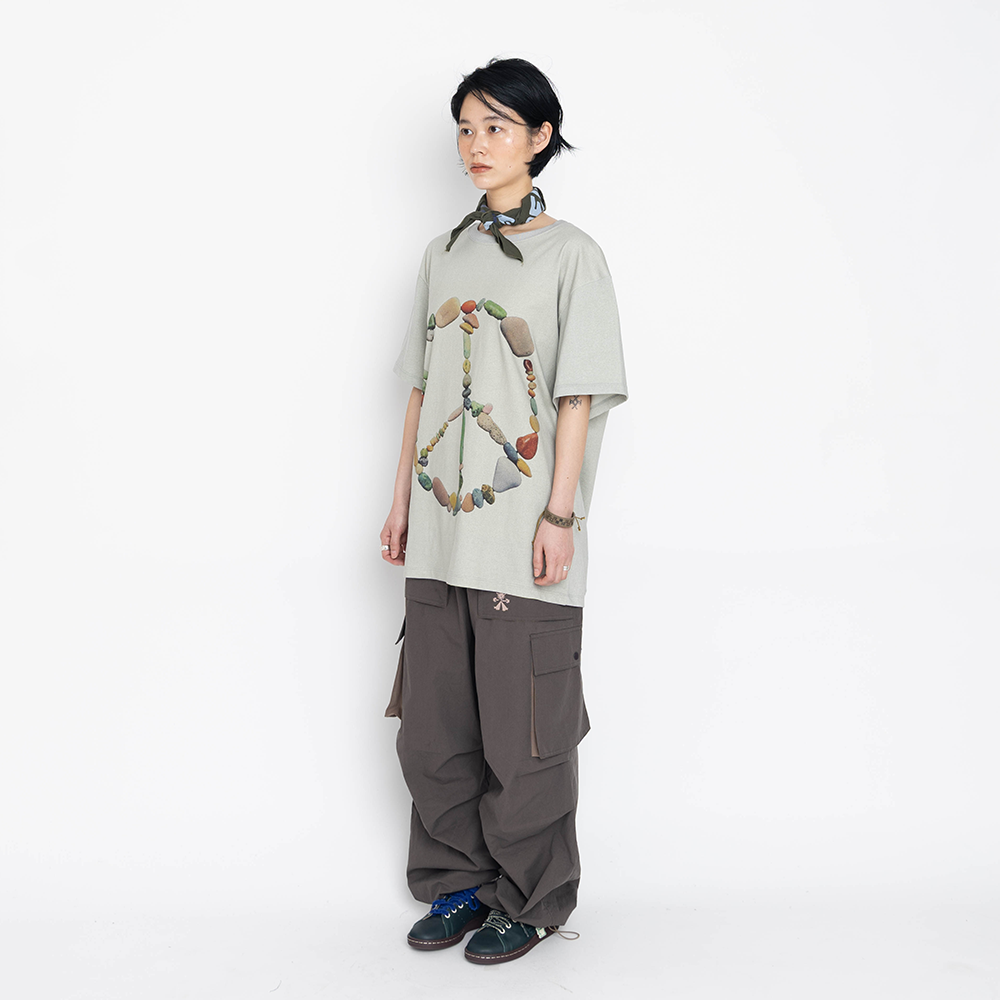 Towtow Archive - Pebble Peace Short Sleeve T-Shirt (Green) product image 9 | TRAB K-Fashion Australia