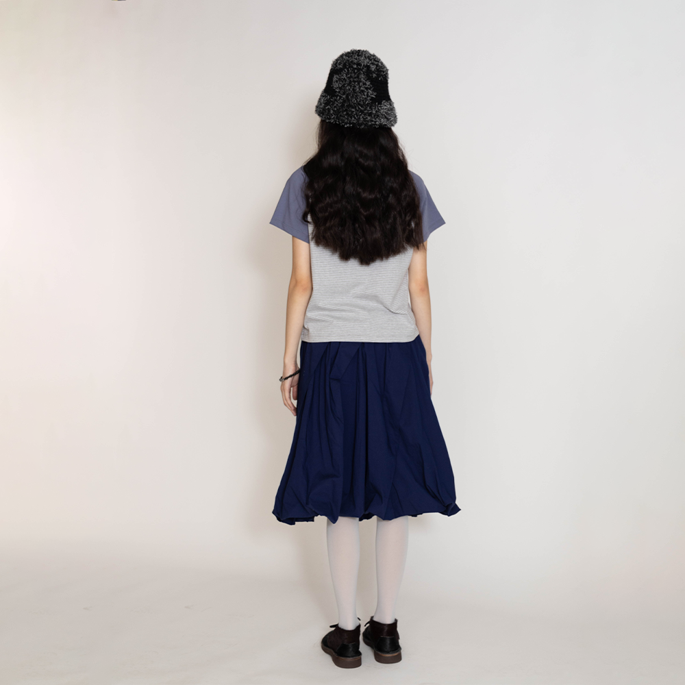 Towtow Archive - Raglan Striped Short Sleeve T-Shirt Light (Gray) product image 10 | TRAB K-Fashion Australia