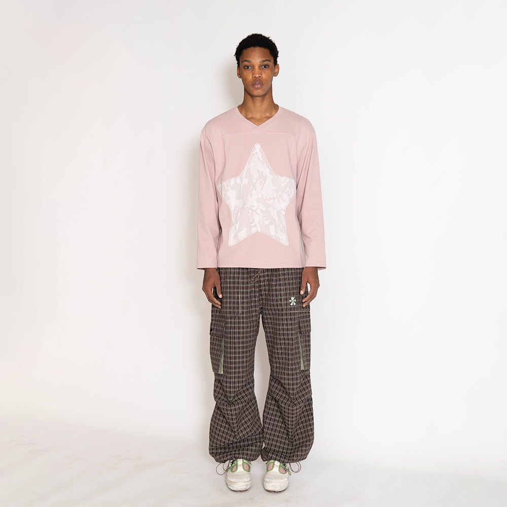 Towtow Archive - Rookie Star Football T-Shirt Blush Camo (OC) product image 4 | TRAB K-Fashion Australia