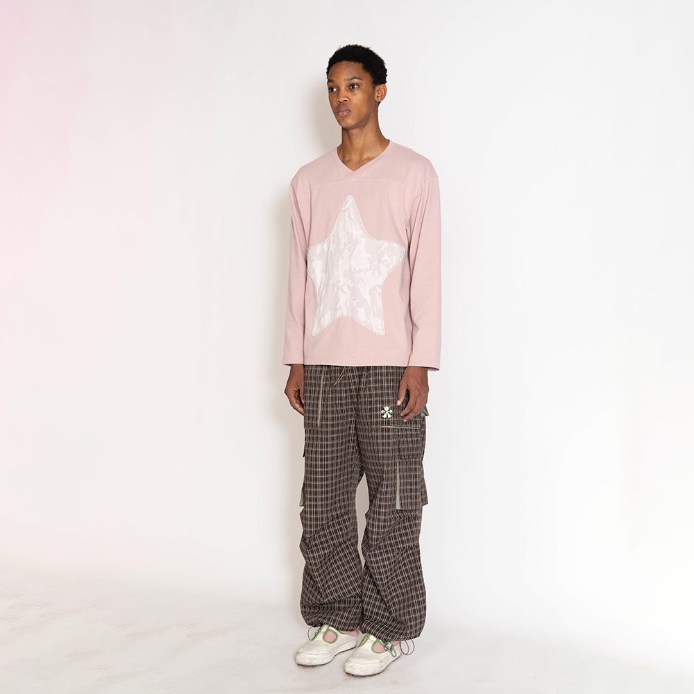 Towtow Archive - Rookie Star Football T-Shirt Blush Camo (OC) product image 5 | TRAB K-Fashion Australia