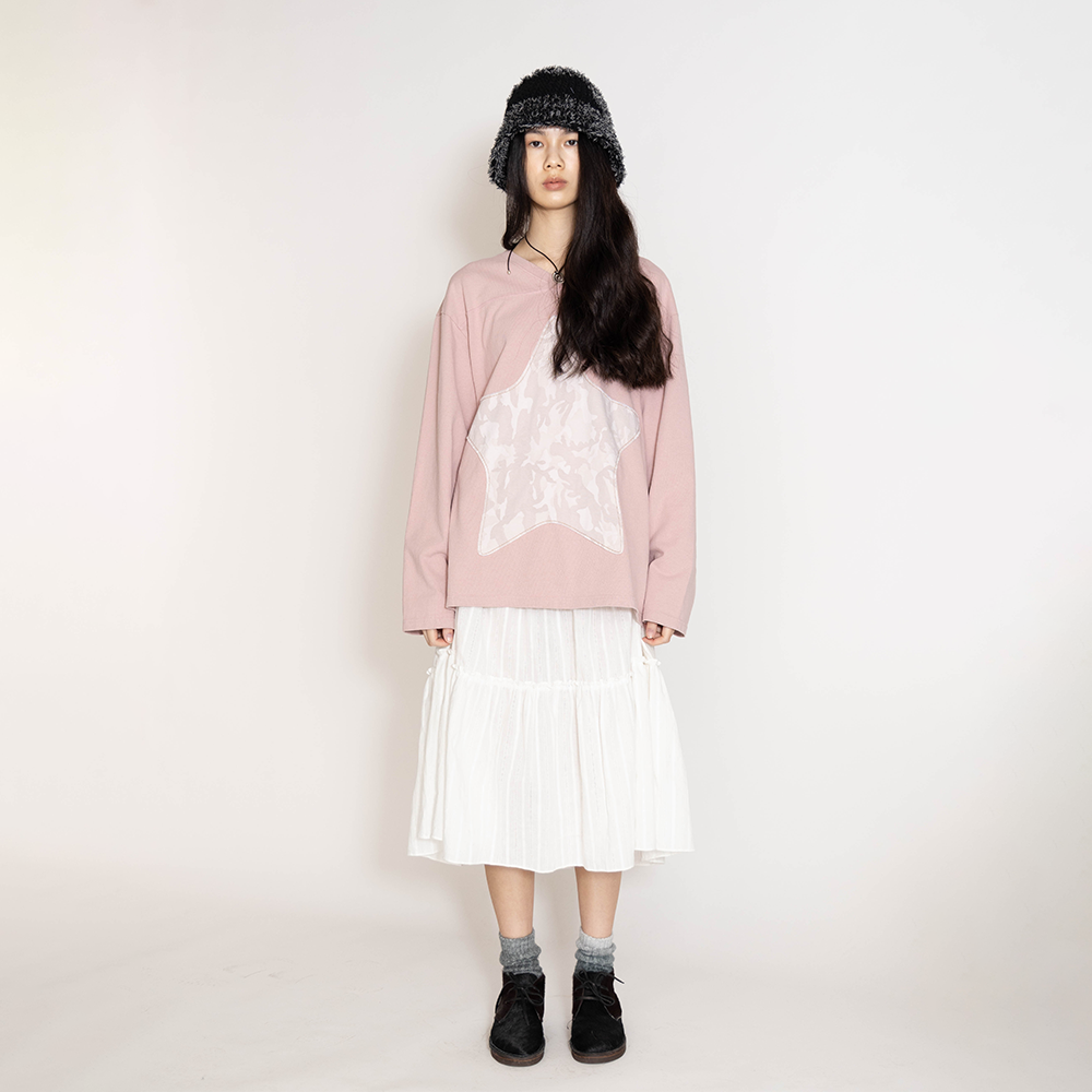 Towtow Archive - Rookie Star Football T-Shirt Blush Camo (OC) product image 7 | TRAB K-Fashion Australia