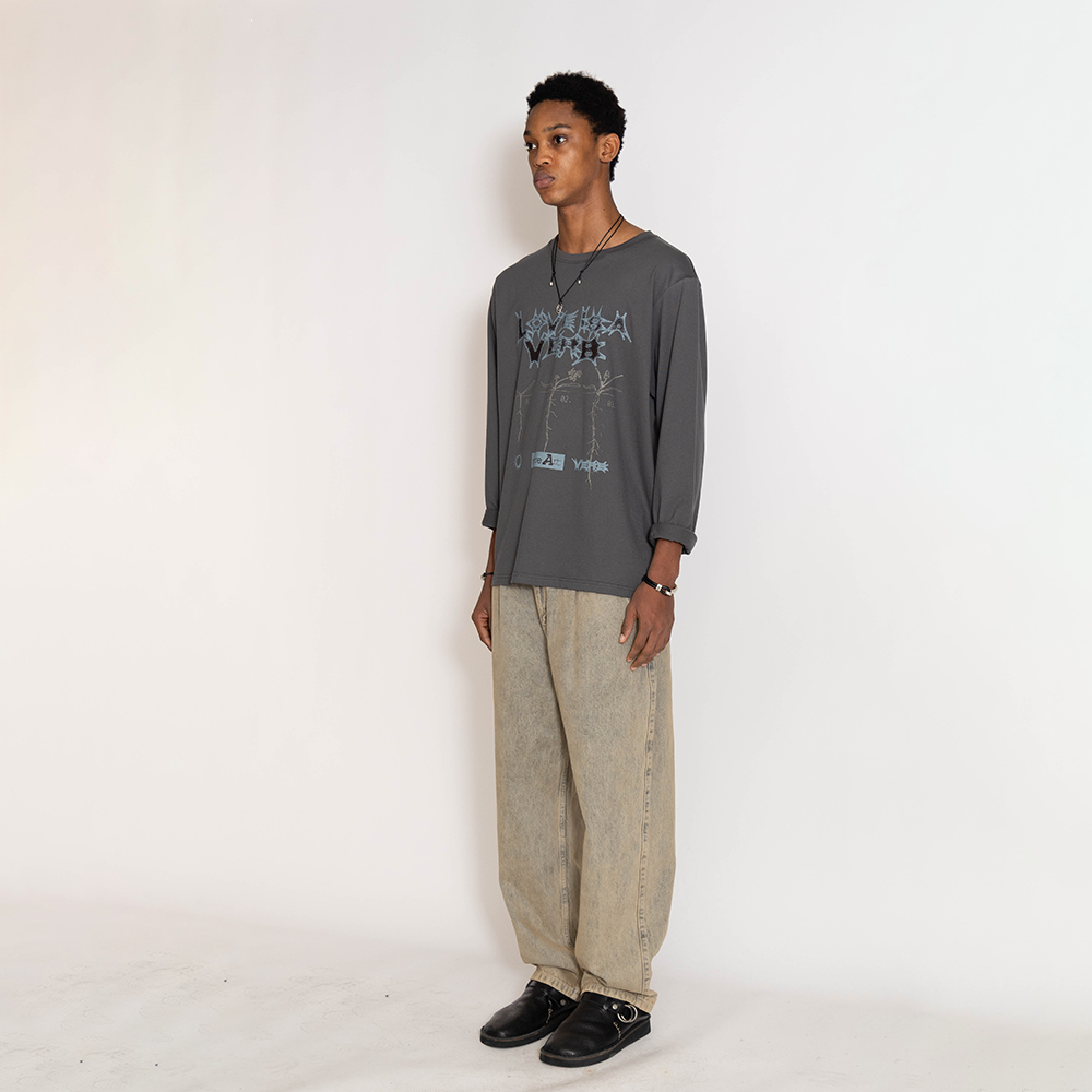 Towtow Archive - Bulb Graphic T-Shirt (Beige) product image 6 | TRAB K-Fashion Australia