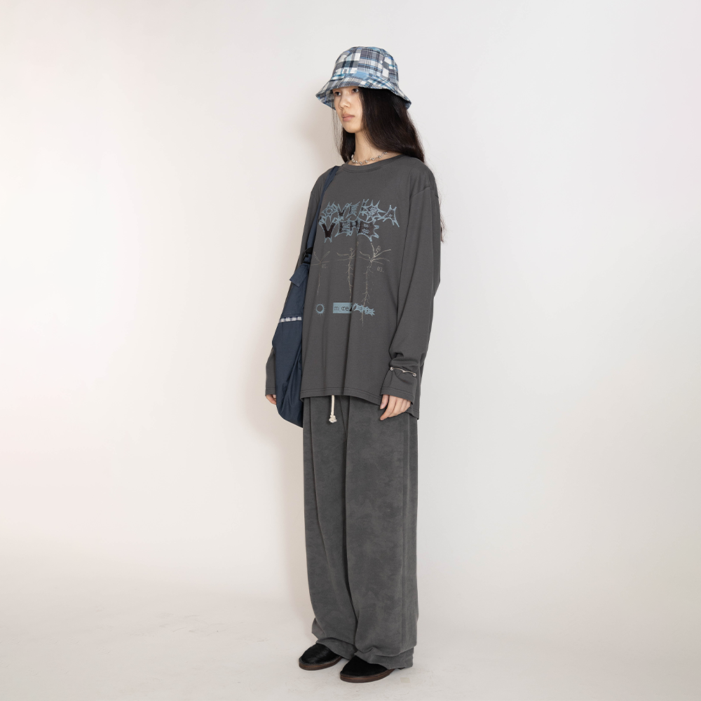 Towtow Archive - Bulb Graphic T-Shirt (Charcoal) product image 9 | TRAB K-Fashion Australia