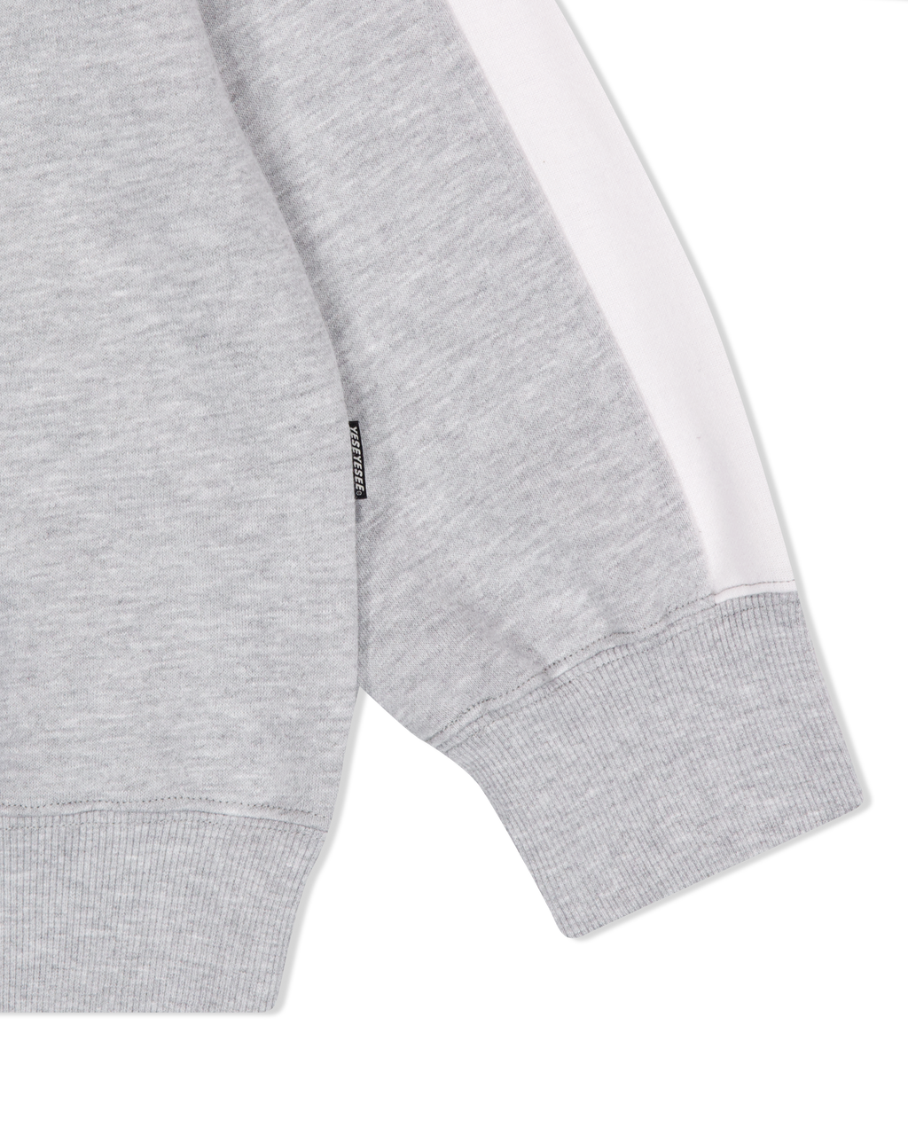 yeseyesee - Triple Raglan Hoodie (Grey) product image 4 | TRAB K-Fashion Australia