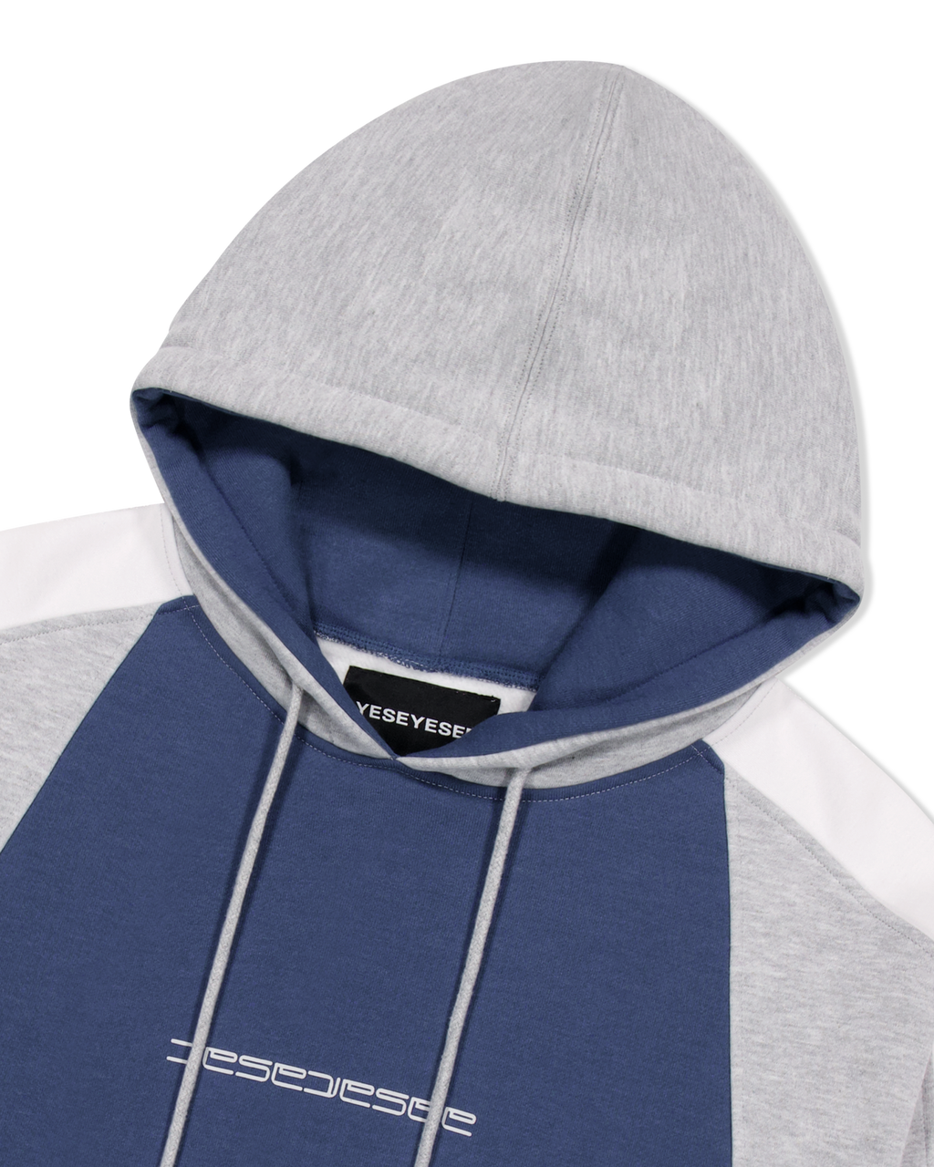 yeseyesee - Triple Raglan Hoodie (Grey) product image 5 | TRAB K-Fashion Australia