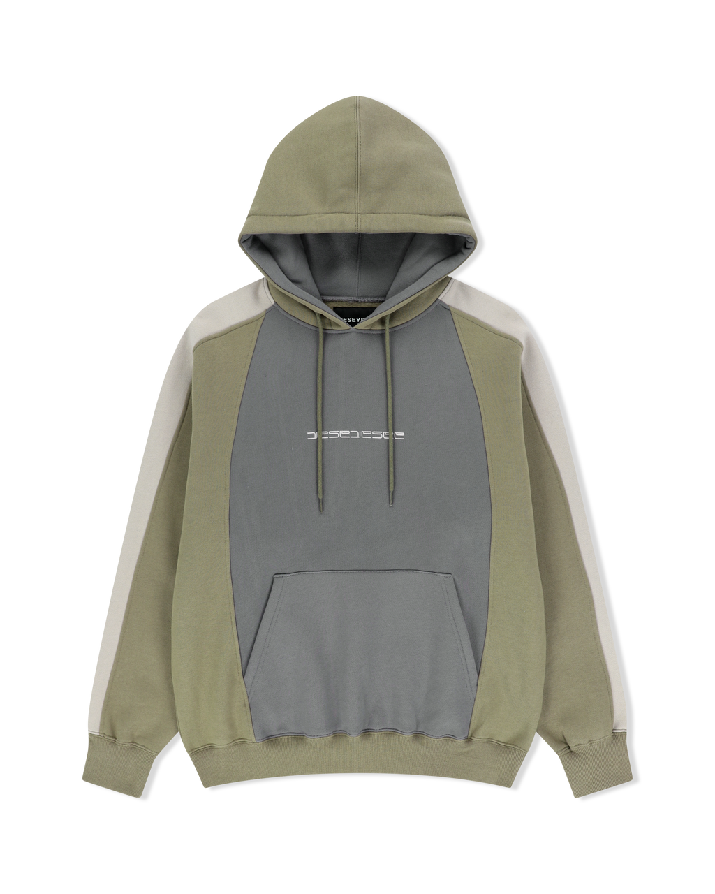 yeseyesee - Triple Raglan Hoodie (Khaki) product image 1 | TRAB K-Fashion Australia