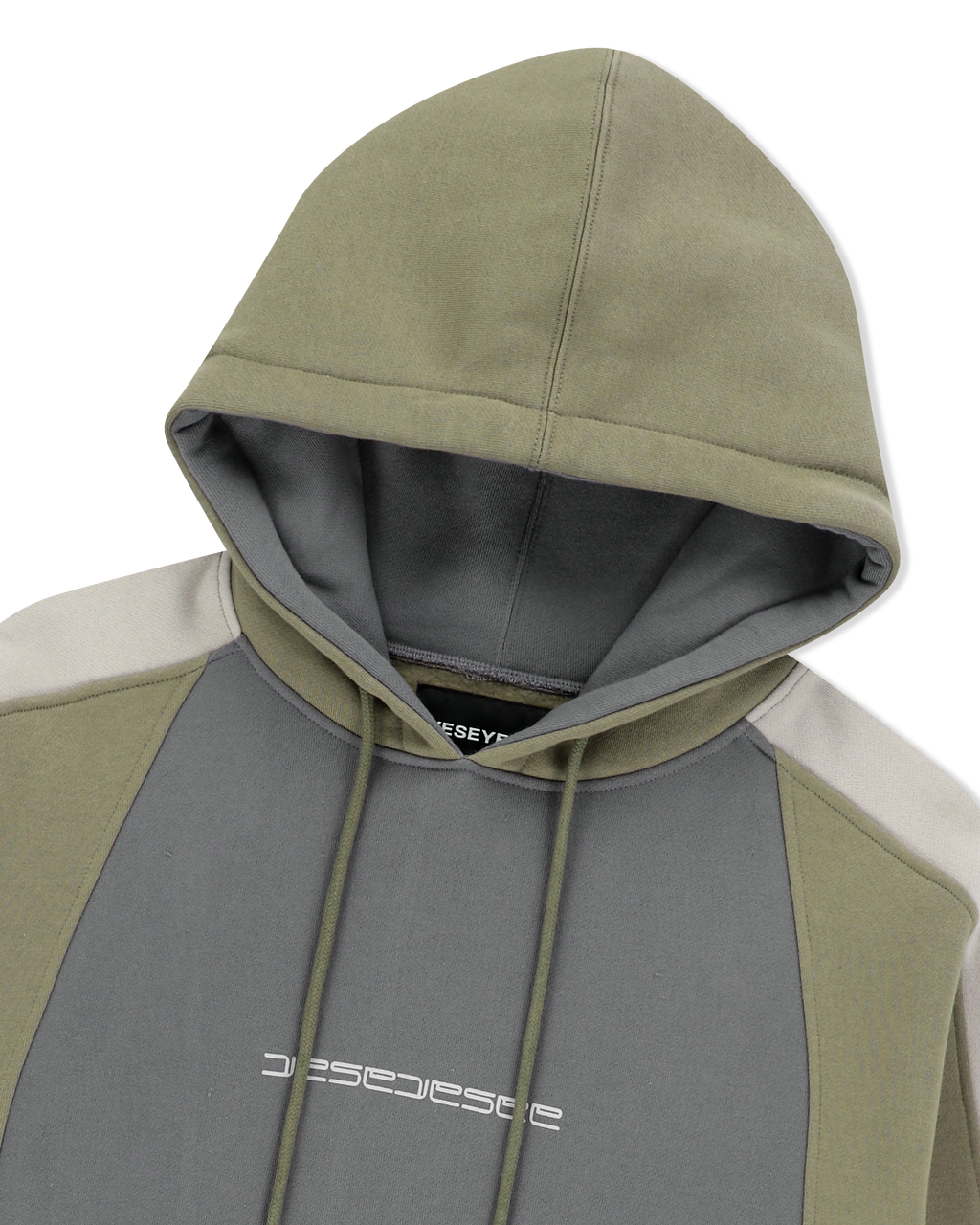 yeseyesee - Triple Raglan Hoodie (Khaki) product image 5 | TRAB K-Fashion Australia