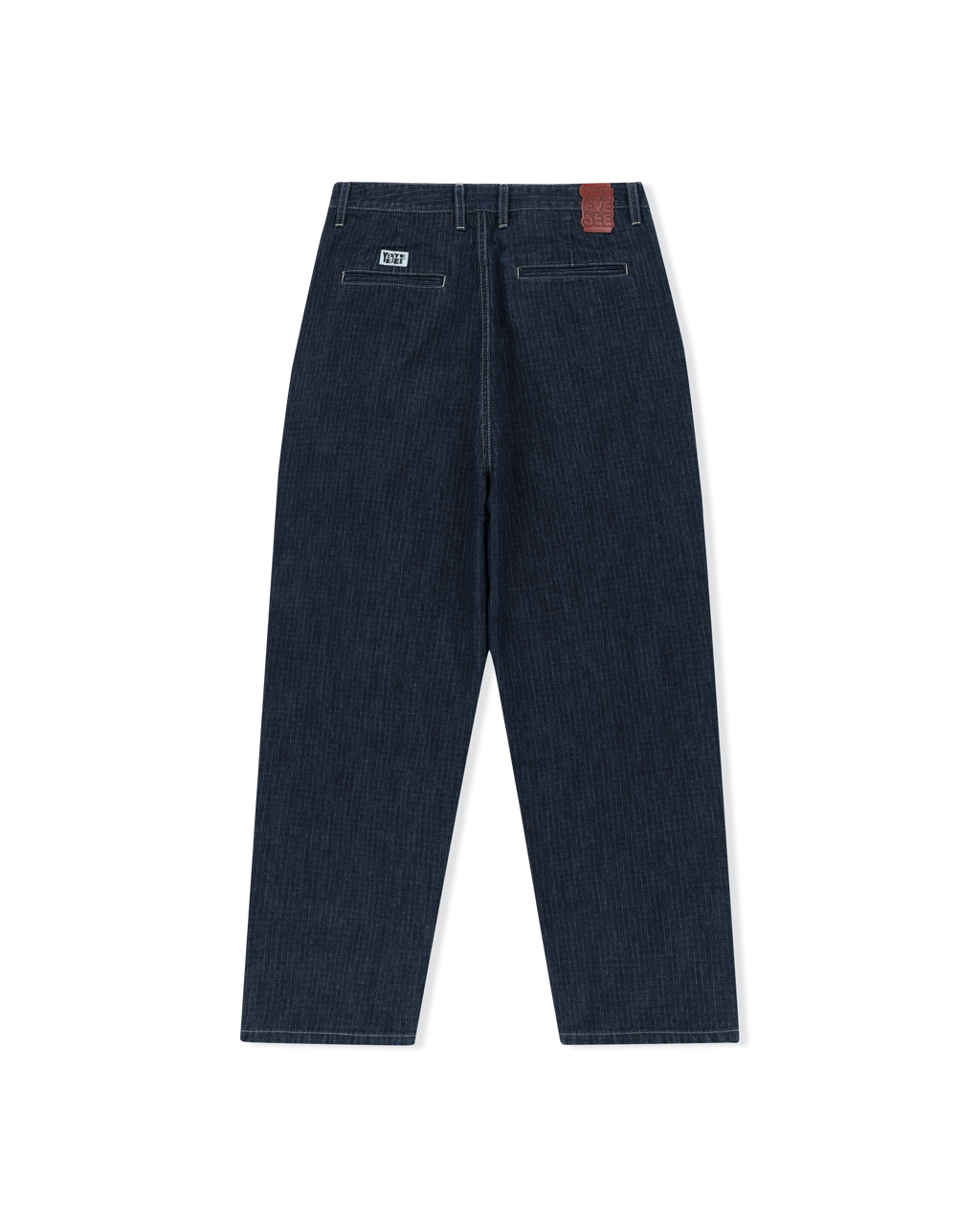 yeseyesee - Two Tucked Ripstop Denim Pants (Dark Indigo) product image 2 | TRAB K-Fashion Australia