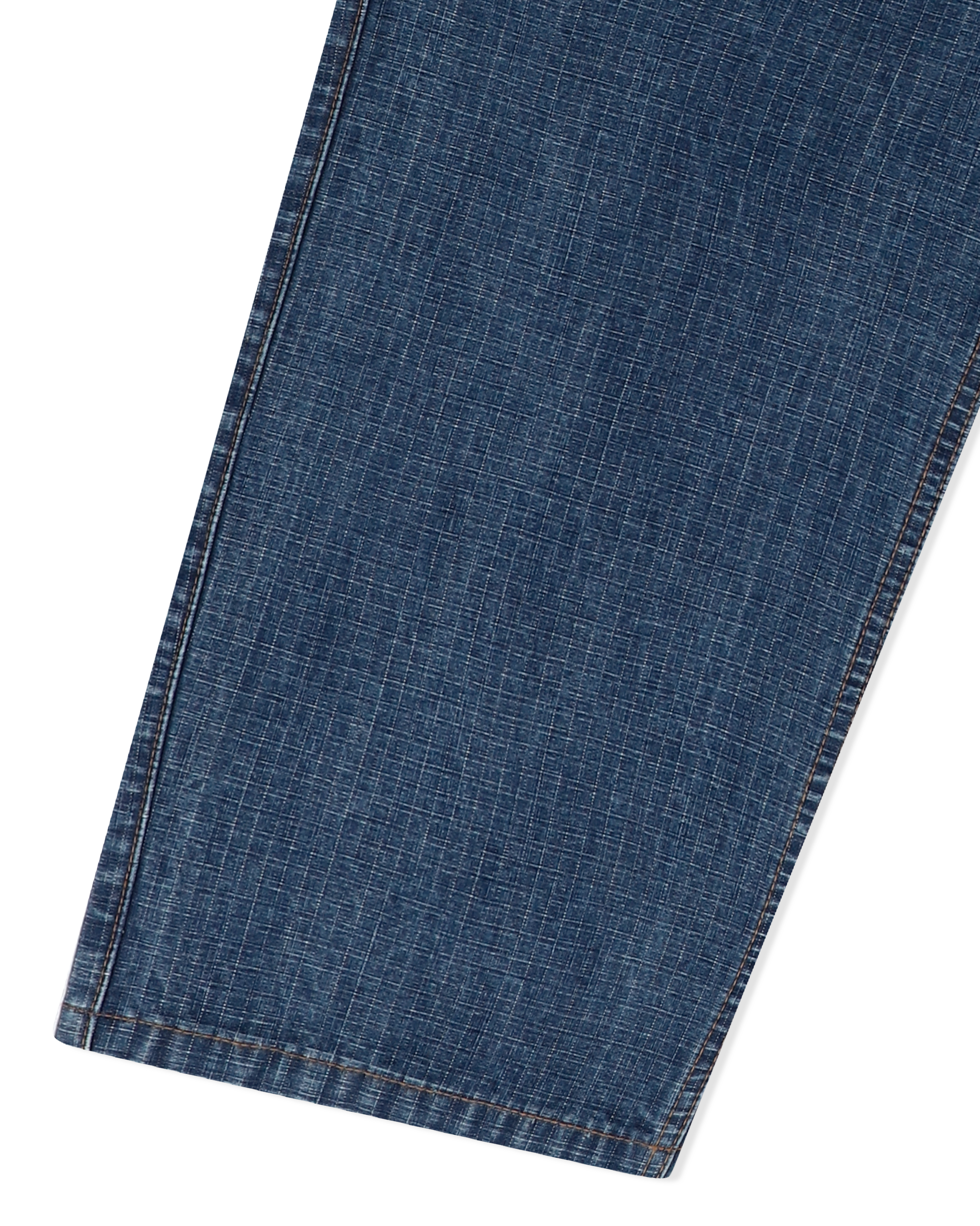 yeseyesee - Two Tucked Ripstop Denim Pants (Medium Indigo) product image 6 | TRAB K-Fashion Australia