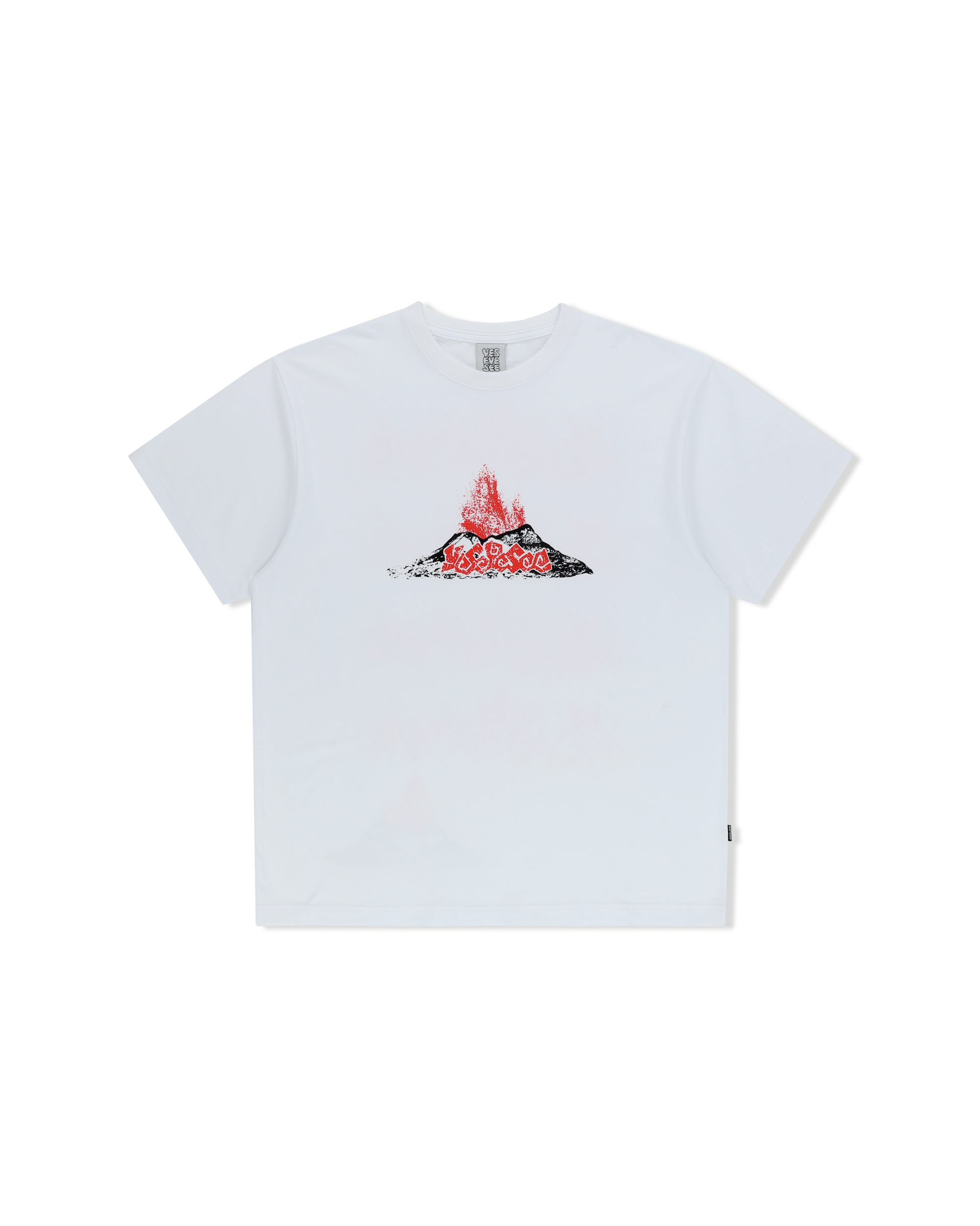 yeseyesee - Volcanic Eruption Tee (White) product image 1 | TRAB K-Fashion Australia