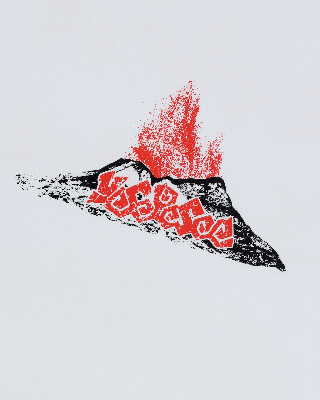 yeseyesee - Volcanic Eruption Tee (White) product image 4 | TRAB K-Fashion Australia